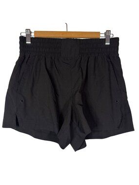StretchTech Small Black Quick Dry Athletic Shorts Sporty Minimalist